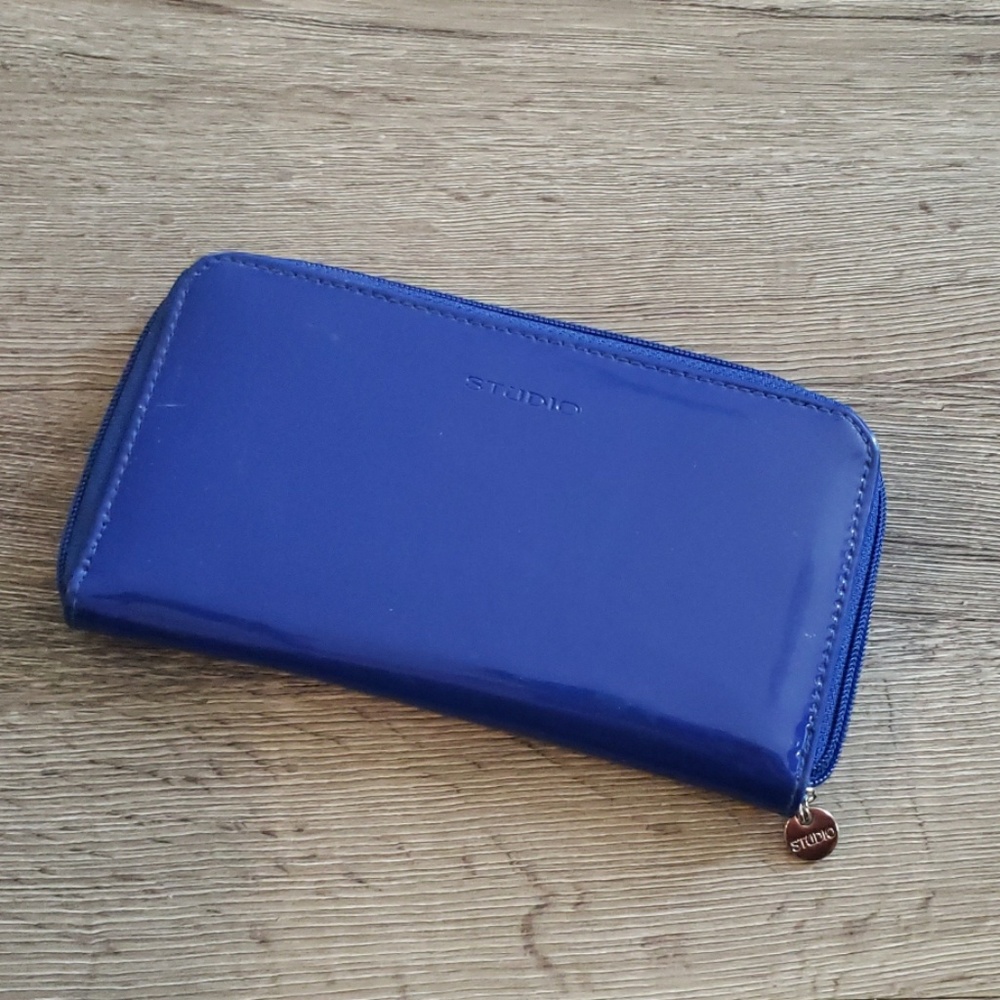 Studio Royal Blue Checkbook Wallet